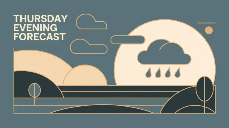 Thursday evening forecast