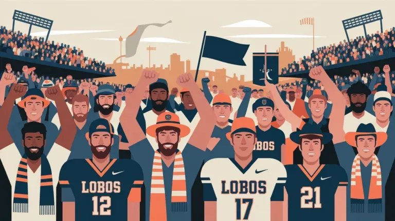 Lobos fans cheer on men’s football team in Albuquerque