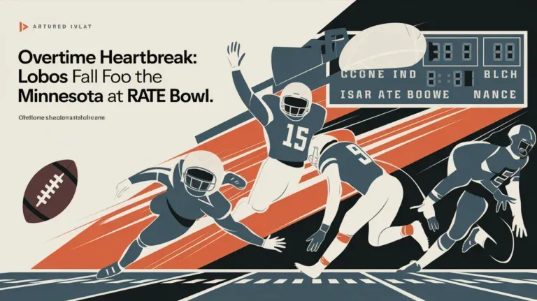 Overtime heartbreak: Lobos fall to Minnesota at the Rate Bowl