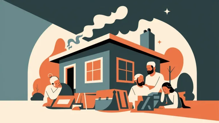 Fire leaves 4 people displaced in northeast Albuquerque