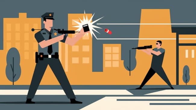 Albuquerque Police shootout: Radio blocks bullet from hitting officer, suspect shot